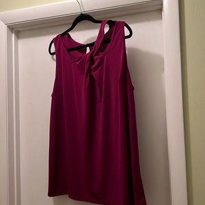 Purple dress tank top
